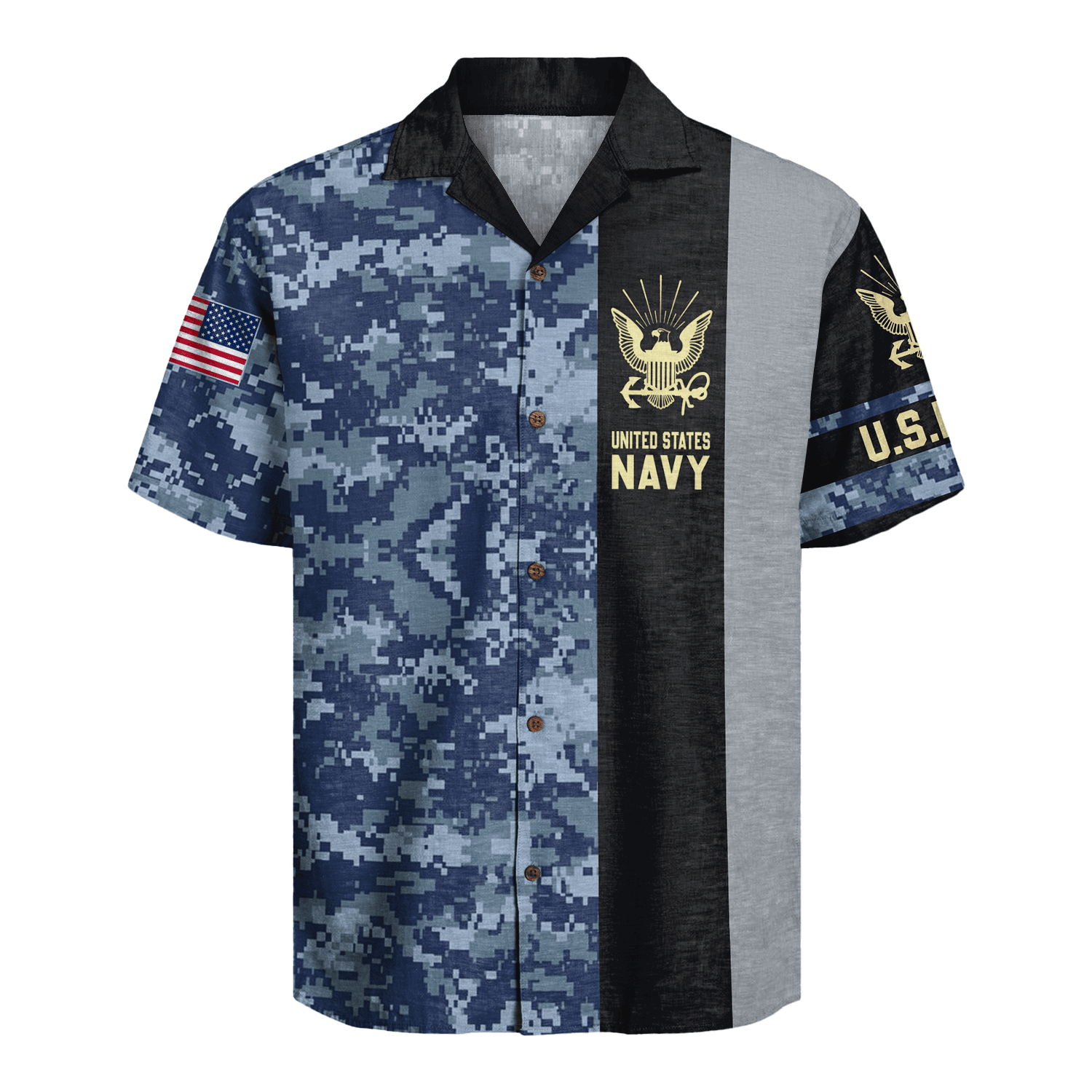 US Navy Submarine 250th Years of Service Hawaiian Shirt