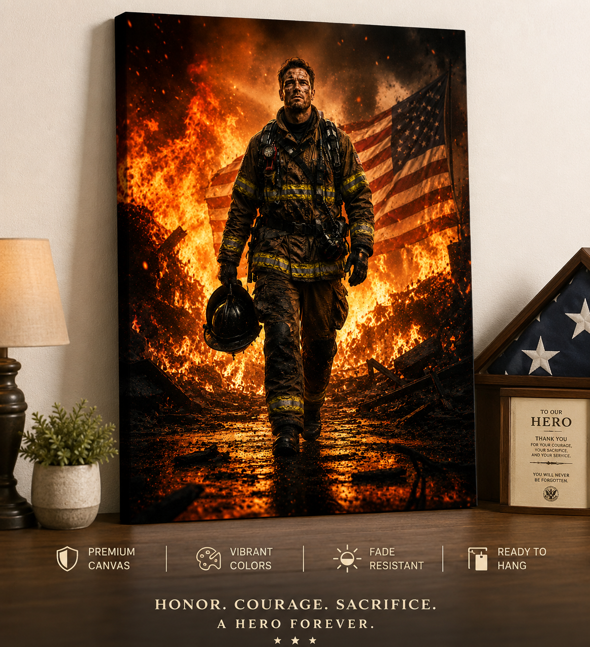 Bravest Hero Walk Canvas