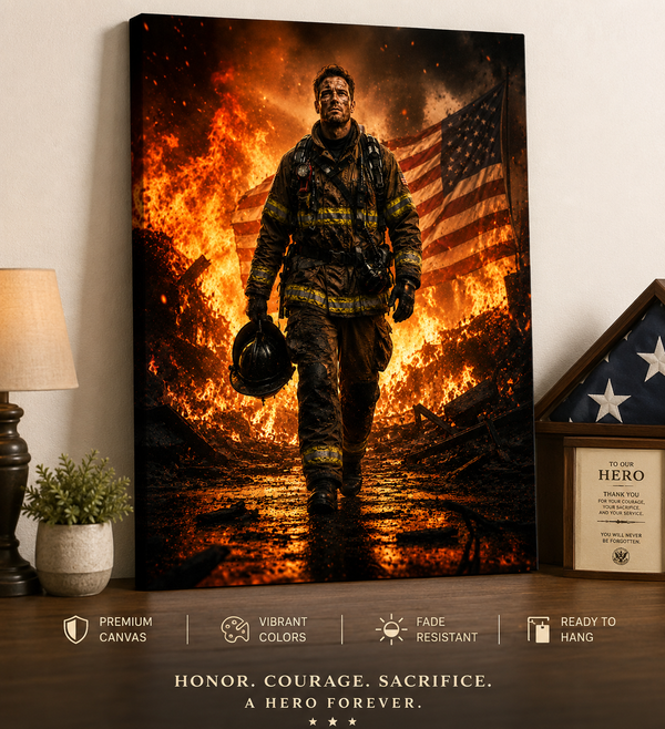 Bravest Hero Walk Canvas