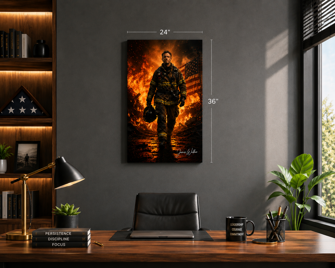 Bravest Hero Walk Canvas